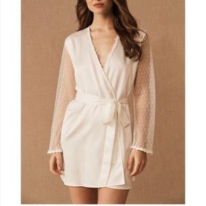 BHLDN Showstopper White Robe